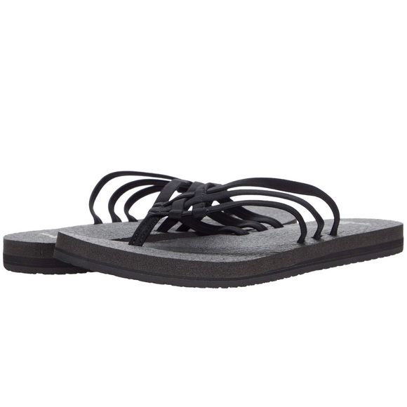 Sanuk Women's Yoga Sandy Flip Flop Sandals - Picture 1 of 3